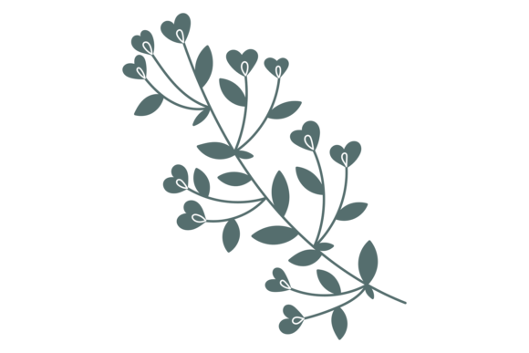 Botanic Branch Graphic: A Versatile Illustration for Handmade Creations