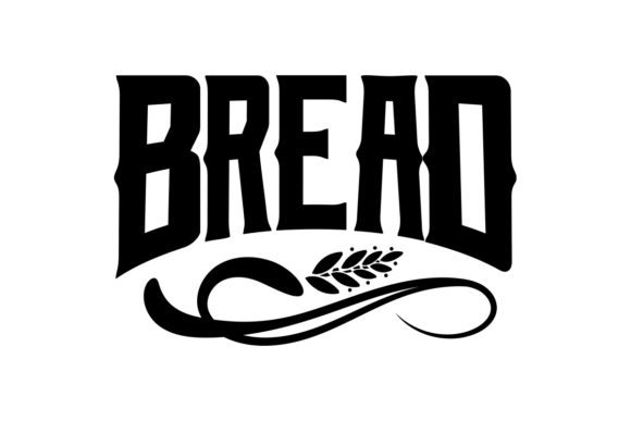 Bread Decorative Label Graphics for Editorial and Web Publishing