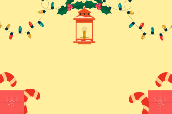 Christmas Background Decorative: A Vibrant Graphic Design Asset for Seasonal Projects