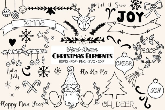 Christmas Elements Decorative Holiday: A Designer’s Perspective