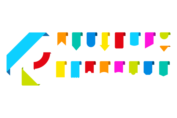 Color Ribbon Label C: A Versatile Graphic Design Asset for Local Branding