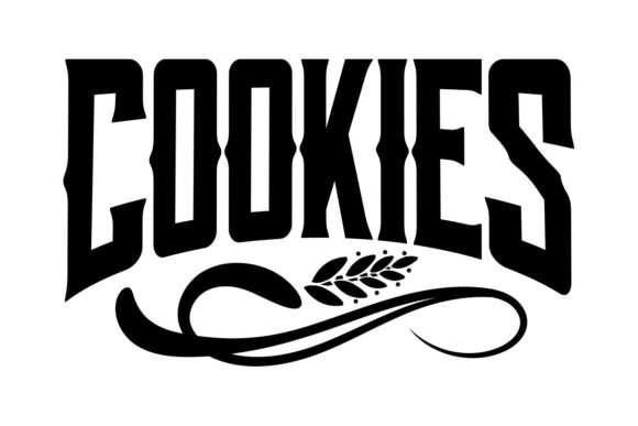 Cookies Decorative Label Graphics for Editorial and Web Publishing