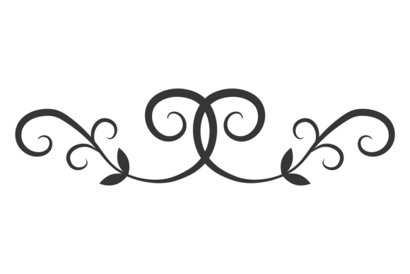 Curled Branch Divider: A Polished Graphic for Editorial and Web Design