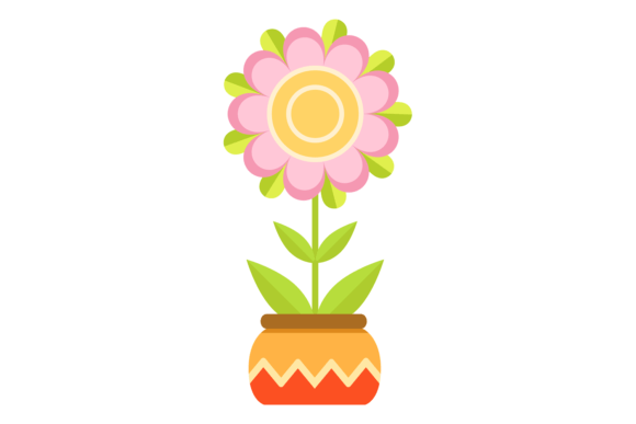 Cute Flowerpot with Flower: A Versatile Graphic for Creative Sellers