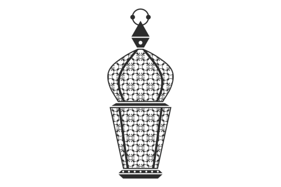 Decorative Lamp with Pattern Glass: Festive Graphics for Handmade Creations