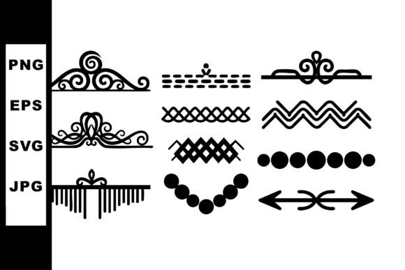 Decorative Ornamental Line Borders and D: A Versatile Graphic Design Asset