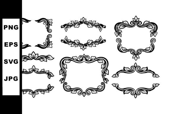 Decorative Vintage Frames and Borders for Elegant Graphic Design