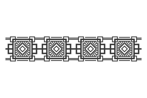 Elegant Decorative Border Pattern: A Graphics Asset for Editorial and Web Design