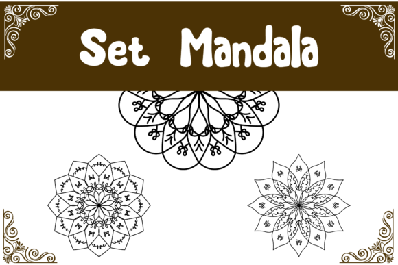 Mandala Decorative Set Circle: A Versatile Graphic Design Asset for Creative Sellers