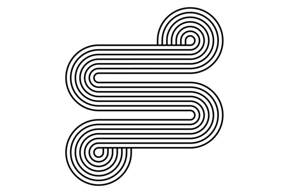Minimalistic Line Decorative Element: A Versatile Graphic for Handmade Creations