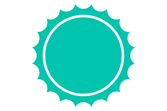 Round Decorative Badge: A Versatile Graphic Design Asset for Branding and Marketing