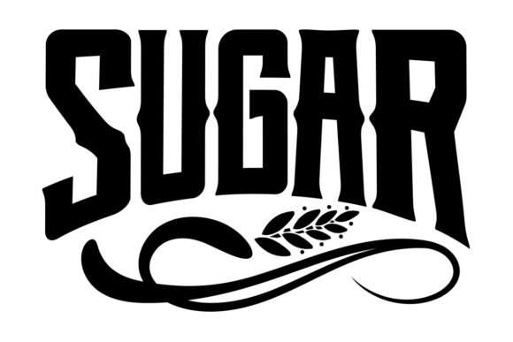 Sugar Decorative Label Graphics for Sweet Illustrations and Creative Projects